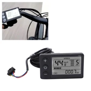 S866 Electric  Display LCD Meter 24V 36V 48V Electric Scooter Control Panel with  Plug Electric Bike LCD Display Meter